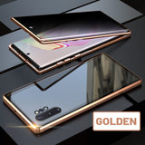 Anti-peeping Magnetic Tempered Glass Double-sided Phone Case For Samsung
